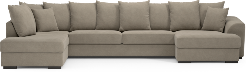 Town - 3-sits soffa med divan vänster och schäslong höger - Beige