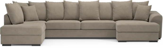 Town, 3-sits soffa med divan vänster och schäslong höger