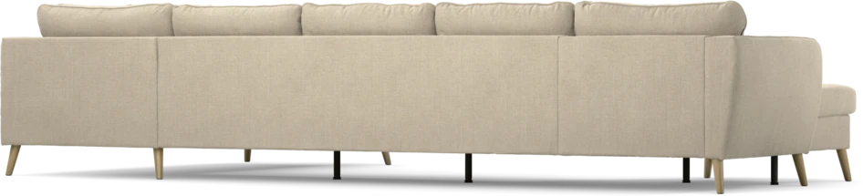 County - 4-sits soffa med schäslong vänster och divan höger - Beige