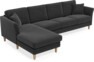 Eden - 3-sits soffa med schäslong - Grå