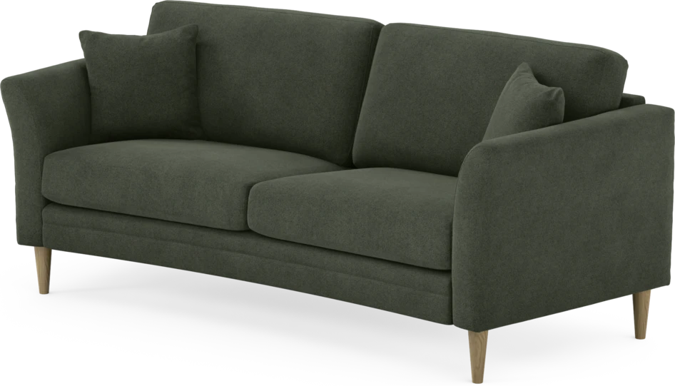 Eden - 2,5-sits soffa svängd - Grön