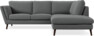 Madison Lux - 2-sits soffa med divan höger - Grå