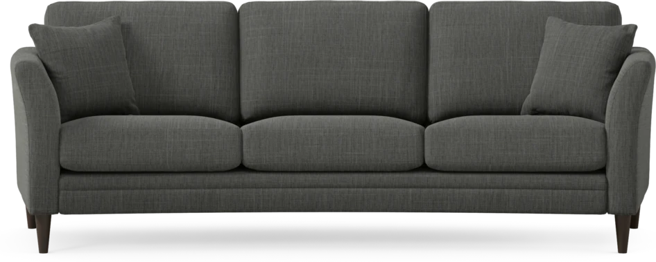Eden - 3-sits soffa svängd - Grå
