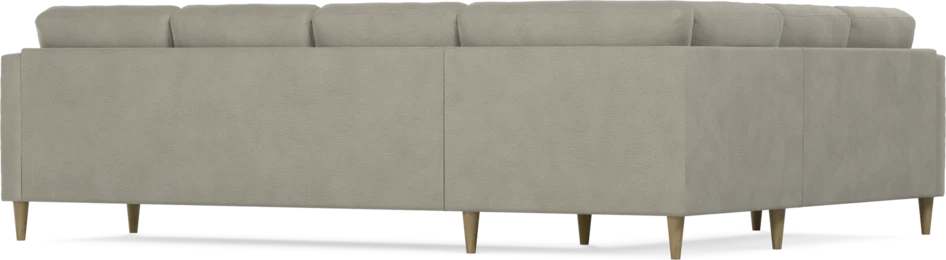 Eden - Hörnsoffa, 2+3-sits - Brun