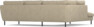 Madison Lux - 2-sits soffa med divan vänster - Beige