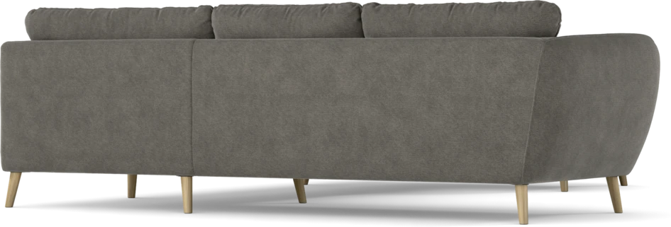 Madison Lux - Hörnsoffa med schäslong höger - Grå