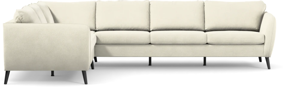 County - Hörnsoffa, 2+3-sits - Vit