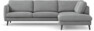Madison Lux - 3-sits soffa med divan höger - Grå