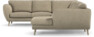 Madison Lux - Hörnsoffa med schäslong höger - Beige