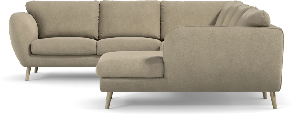 Madison Lux - Hörnsoffa med schäslong höger - Beige