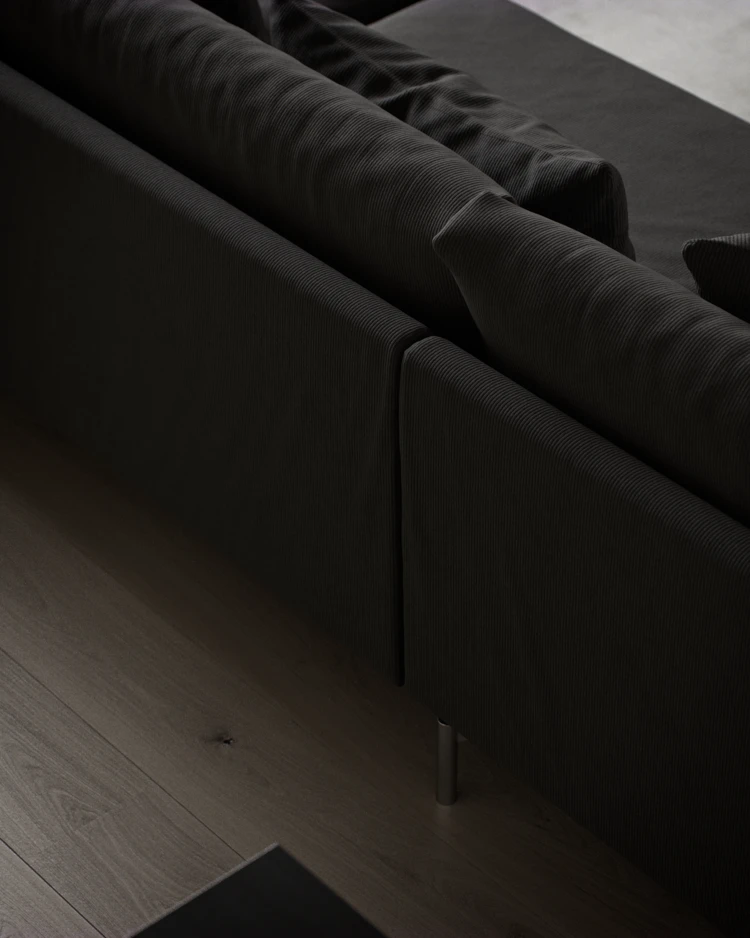 Harper - 3-sits soffa med divan vänster - inspiration