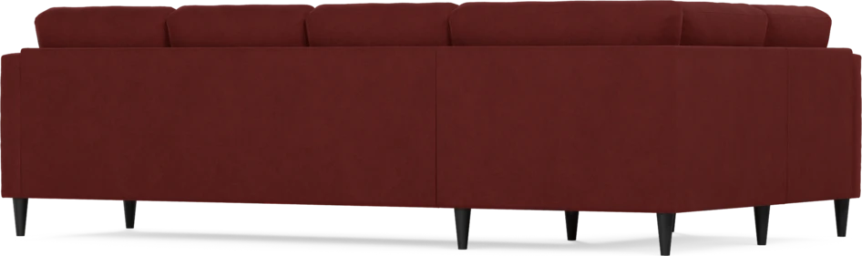 Eden - Hörnsoffa, 1+3-sits - Röd