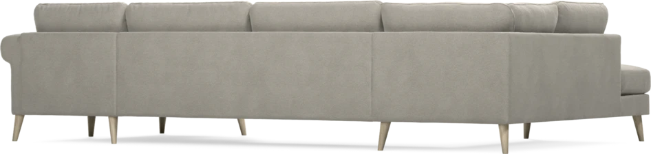 Bridge - 3-sits soffa med divan vänster och schäslong höger - Grå