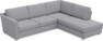 Friday - 2,5-sits soffa med divan höger - Grå