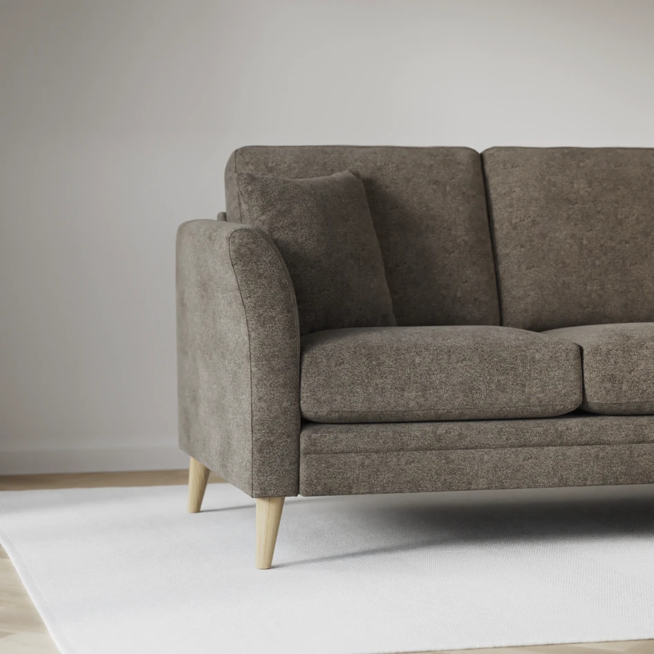 Eden - Hörnsoffa, 2+2-sits - Brun