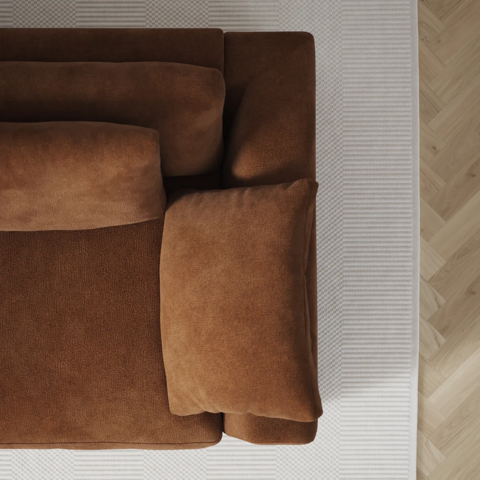 Amie - 4-sits soffa - Orange