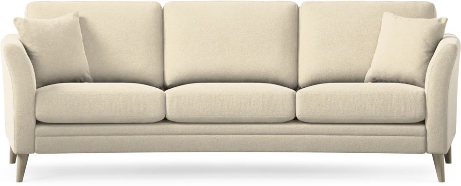 Eden - 3-sits soffa svängd - Beige