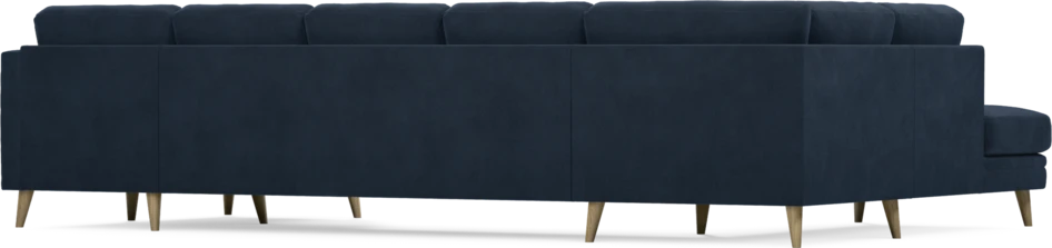 Eden - 3-sits soffa med divan vänster och schäslong höger - Blå