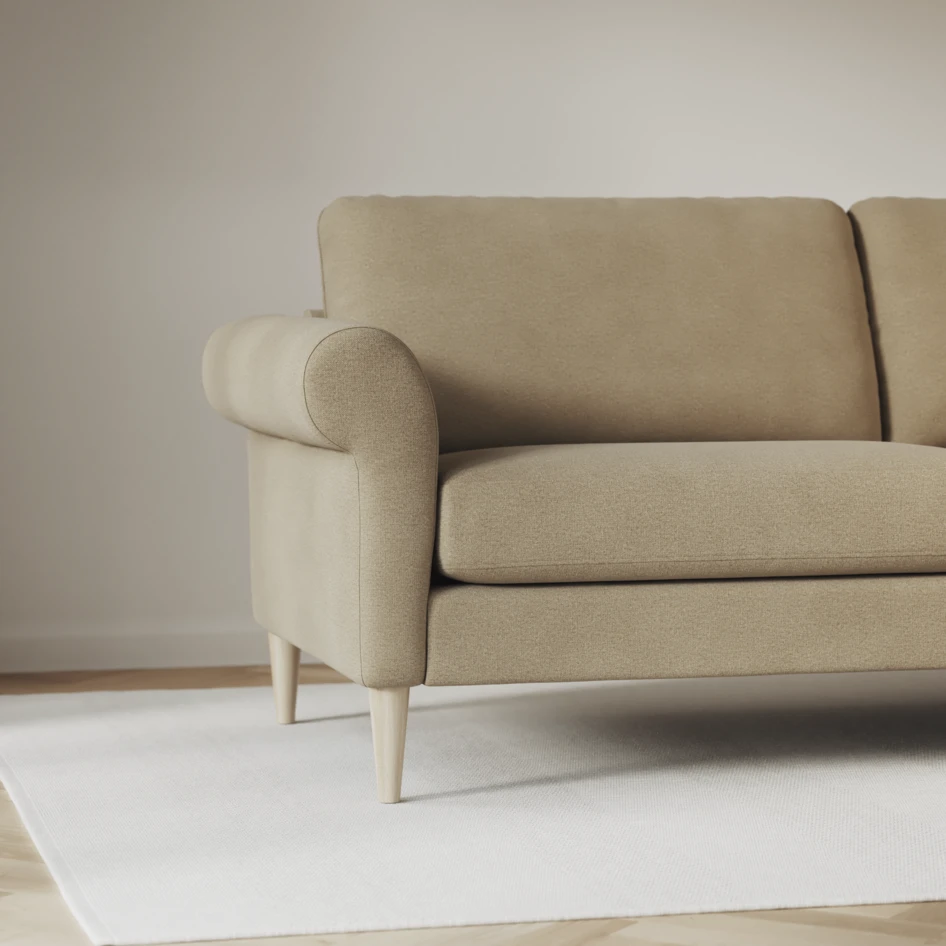 Bridge - Hörnsoffa, 3+2-sits med schäslong vänster - Beige