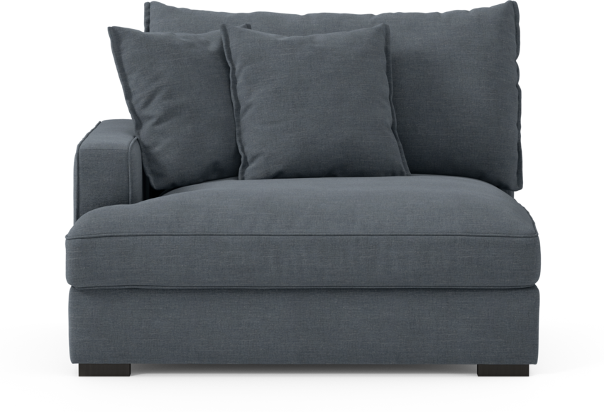 Rossi - 1,5-sits med armstöd vänster - Blå