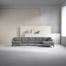 County - 4-sits soffa med schäslong vänster och divan höger - Grå
