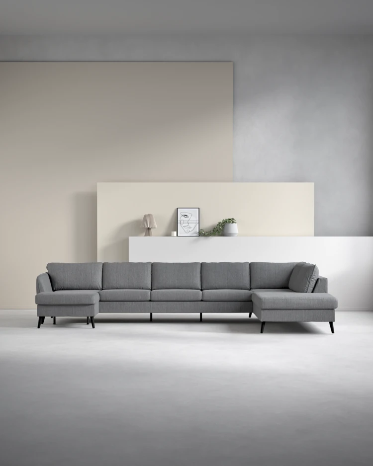 County - 4-sits soffa med schäslong vänster och divan höger - inspiration