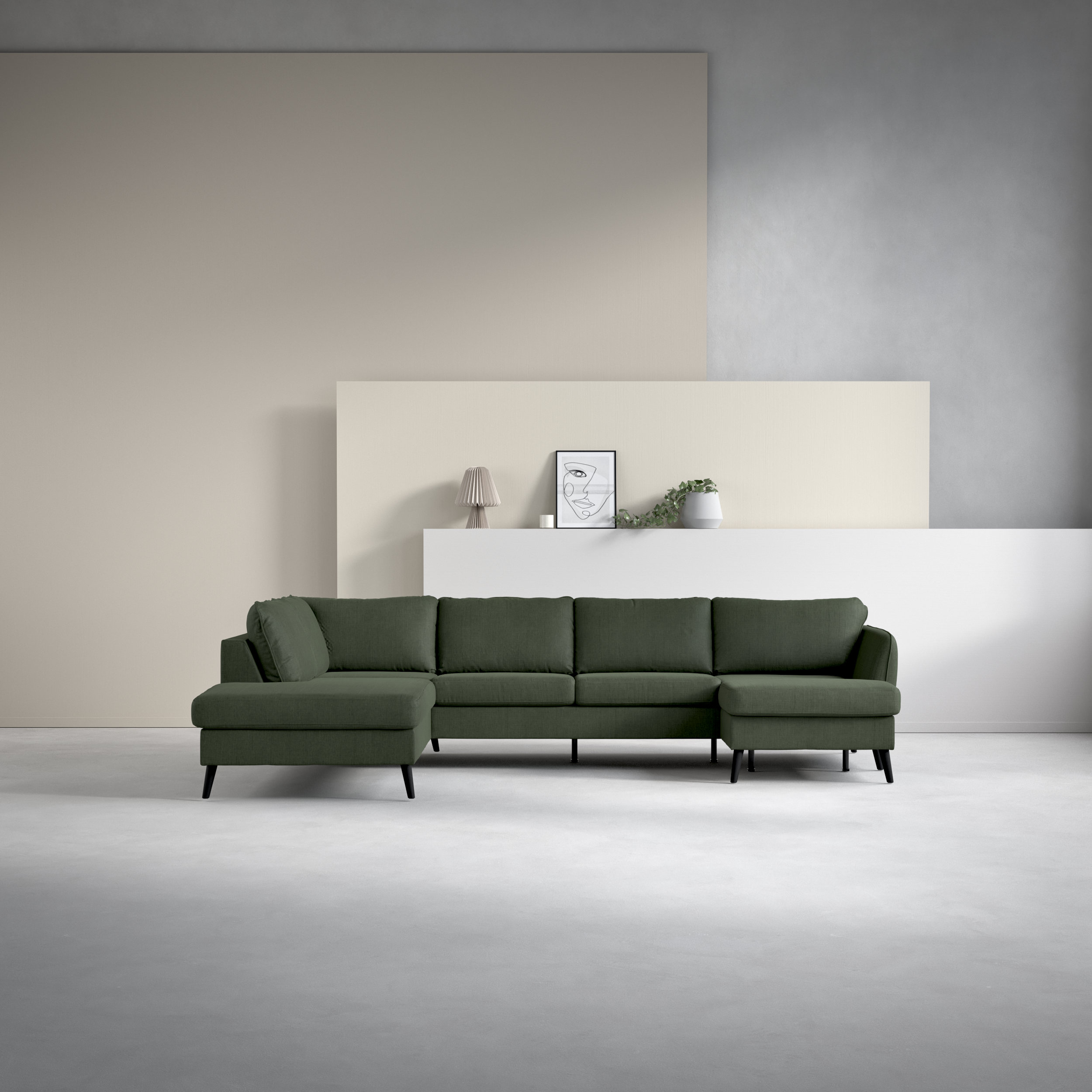 County - 3-sits soffa med divan vänster och schäslong höger - inspiration