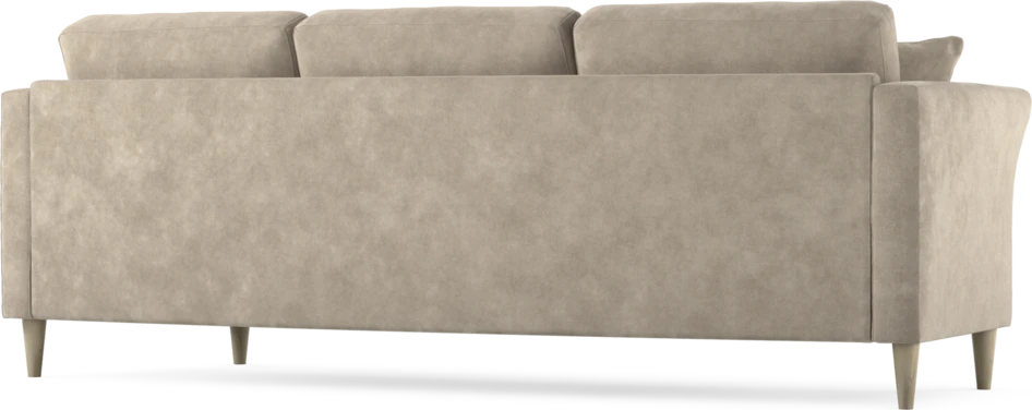 Eden - 3-sits soffa svängd - Beige