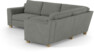 Friday - Hörnsoffa, 2,5+1,5-sits - Grå