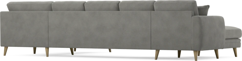 Eden - 3-sits soffa med schäslong vänster och divan höger - Grå