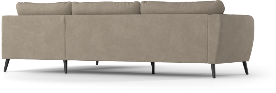 County - 2,5-sits soffa med divan höger - Beige