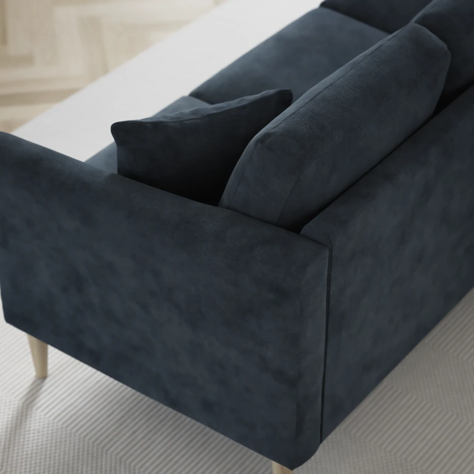 Eden - 3-sits soffa - Blå