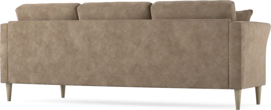 Eden - 3-sits soffa svängd - Beige