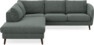 Madison - 2-sits soffa med divan vänster - Grå
