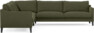 Winston - Hörnsoffa, 2+3-sits - Grön