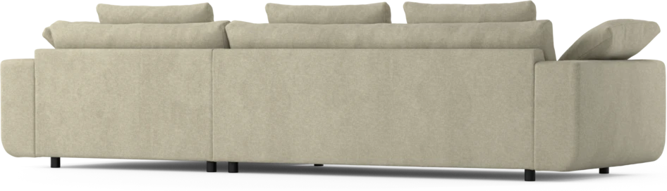 Amie - 3-sits med schäslong höger - Beige