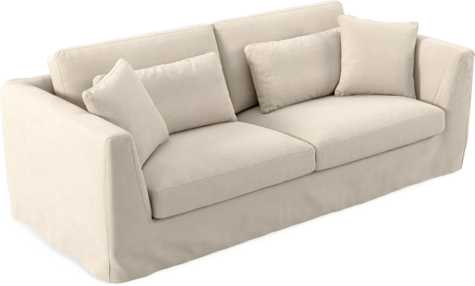 Willow - 3-sits soffa, med kappa - Beige