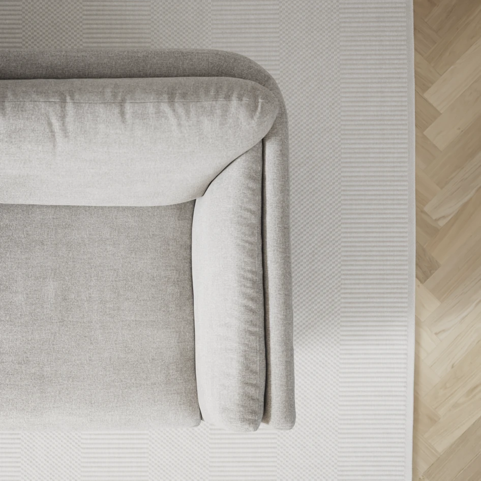 Madison Lux - 2-sits soffa med divan vänster och schäslong höger - Grå