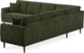 Eden - Hörnsoffa, 3+3-sits - Grön