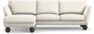 Madison Lux - 2-sits soffa med schäslong vänster - Vit
