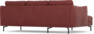 Madison Lux - 2-sits soffa med schäslong vänster - Rosa