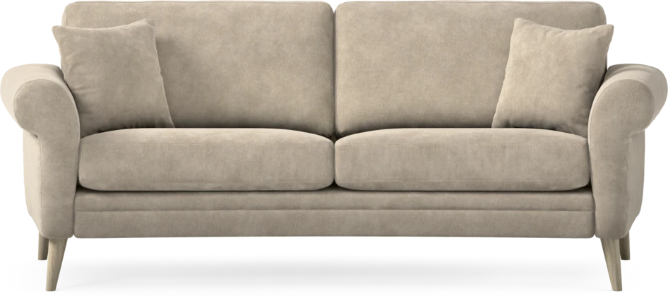 Eden - 2,5-sits soffa svängd - Beige