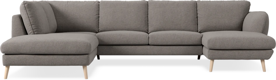 Madison Lux - 2-sits soffa med divan vänster och schäslong höger - Beige