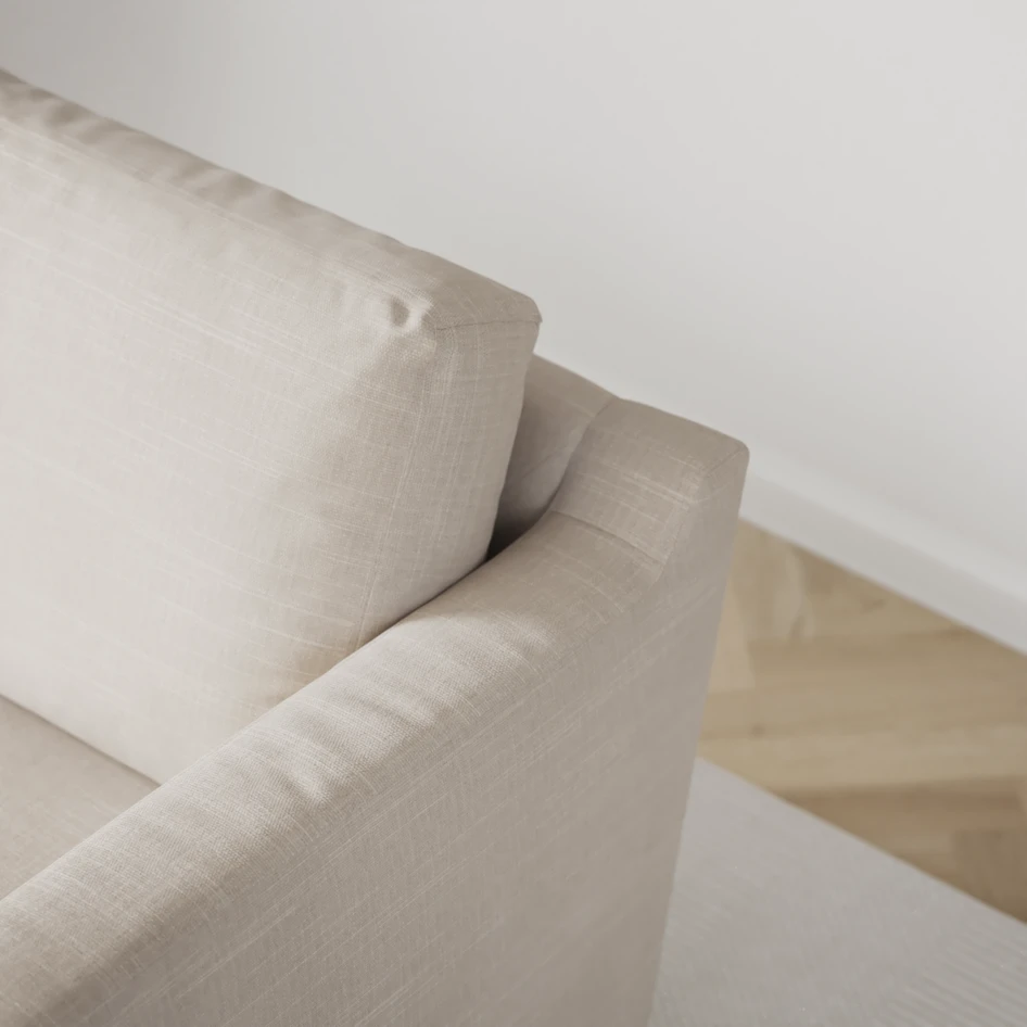 Friday - 2-sits soffa med två schäslonger - Beige