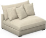 Rossi - 2-sits utan armstöd - Beige