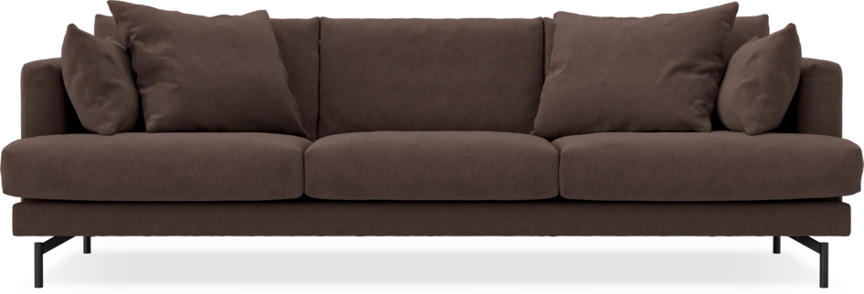 Harper - 4-sits soffa - Brun