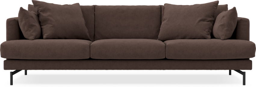Harper - 4-sits soffa - Brun