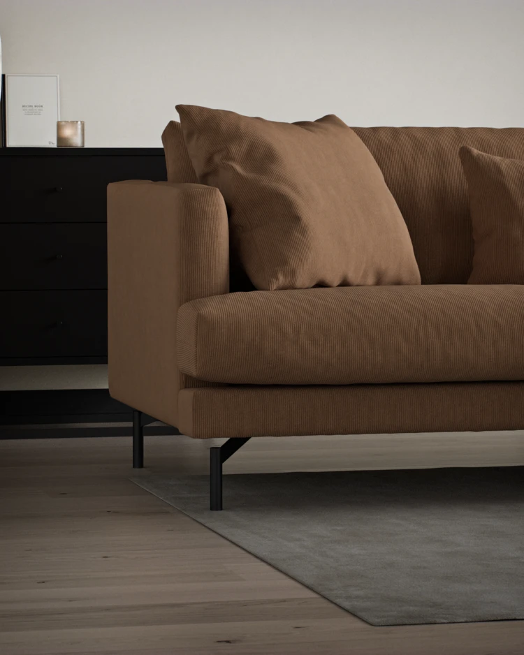 Harper - 3-sits soffa med divan höger - inspiration