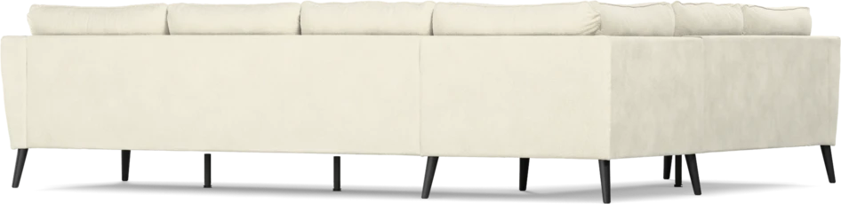 County - Hörnsoffa, 2+3-sits - Vit