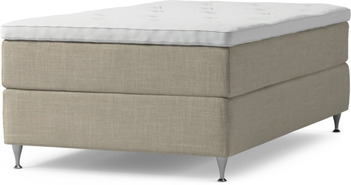 Delux Dream, Kontinentalsäng, enkelsäng 120 cm med bäddmadrass och sängben